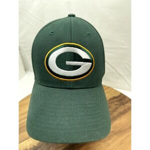 Green Bay Packers‎ Hat Cap Strap Back Team Apparel Green Yellow Embroidered